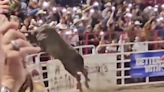 Bull jumps arena fence, injures 3 spectators at Oregon rodeo