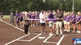 Muscatine softball celebrates grand opening of new field; dedicates press box to legendary coach Dennis Schuur