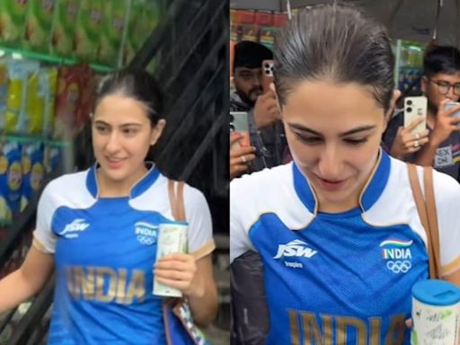 Sara Ali Khan Smiles At Paps As She Steps Out From The Gym In Heavy Rain, Video Goes Viral - News18