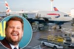 James Corden has verbal altercation with airline employee after tough flight – and fellow fliers defend him