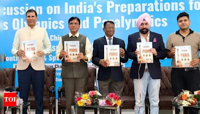 Sports minister Mansukh Mandaviya joins top Olympians in panel discussion on India's preparations for Paris Olympics | More sports News - Times of India