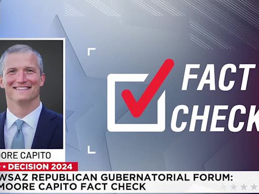 Fact checking WSAZ Gubernatorial Forum candidate Moore Capito