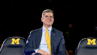 Despite NCAA sanctions, Michigan to honor Jim Harbaugh at 2024 home opener