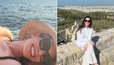 Anne Hathaway Thrives in Beautiful Summer Vacation Photos with Scenic Videos and a Taylor Swift Concert