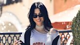 Megan Fox puts on a cheeky display in Boys Lie jersey