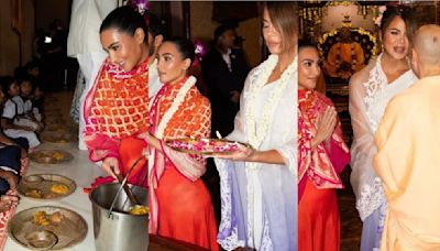 Kim Kardashian and Khloe Kardashian visit ISCKON temple, perform aarti: ‘So blessed to have the experiences’
