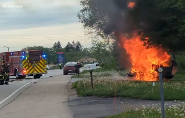 Good Samaritans rescue woman from fiery crash in Prairie Grove: 'Right place at the right time'