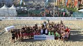 Salazones Herpac BMP Barbate y Cats AM Team Almería, campeones de la Diego Carrasco Beach Handball Cup