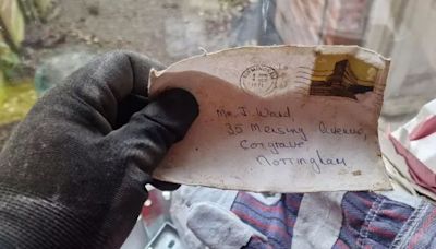 I found secret letters hidden under home - they brought me to tears