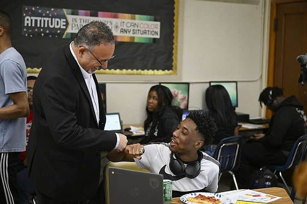 U.S. education secretary visits Little Rock, touts debt relief plan | Arkansas Democrat Gazette