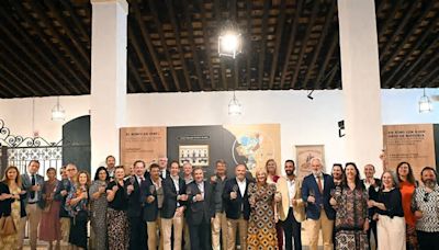 Brindis en la Bodega Cayetano del Pino por el futuro de la Ruta del Vino y el Brandy del Marco de Jerez