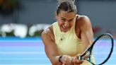 Sabalenka acaba con la racha de Collins para pasar a cuartos en Madrid