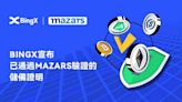 BingX發佈經Mazars驗證儲備證明報告 保障用戶資產透明
