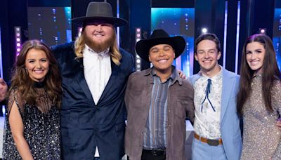 Top five remaining American Idol contestants perform for a spot in finals