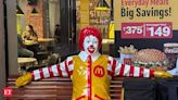 McDonald's posts surprise drop in quarterly global sales as spending slows - The Economic Times