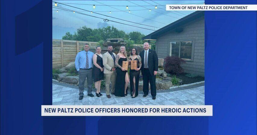 Ulster County Police Chief's Association recognizes heroic work of New Paltz police officers