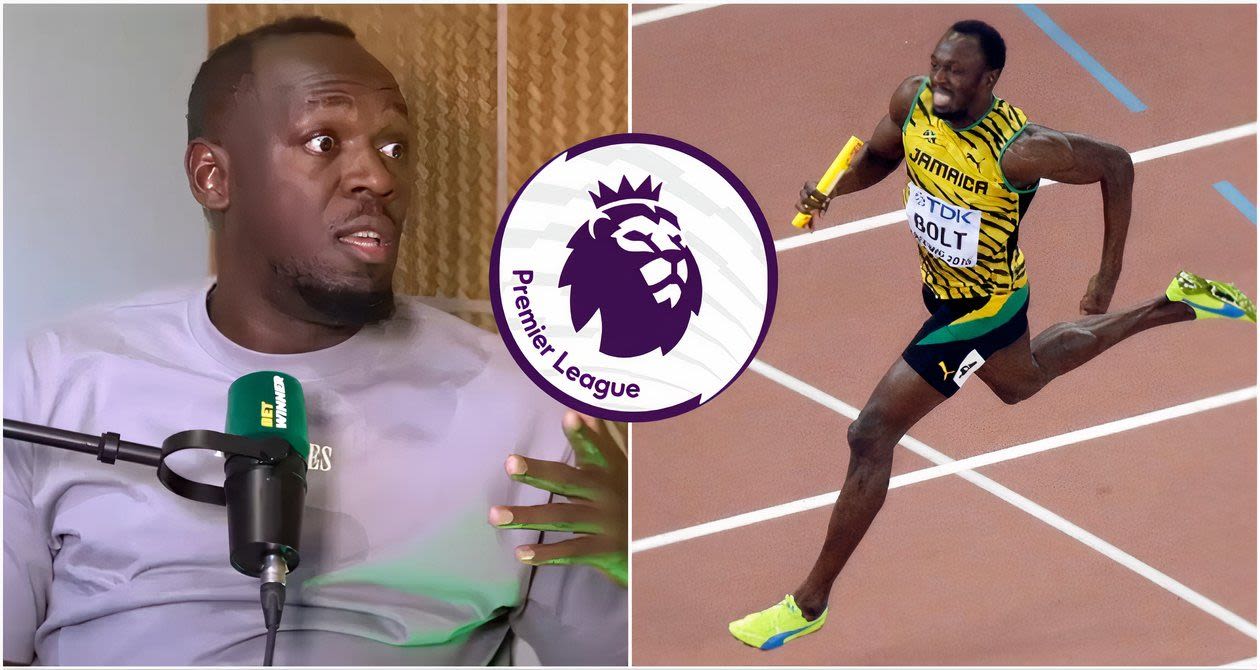 Usain Bolt named the one Premier League star who could beat him in a 20-yard sprint