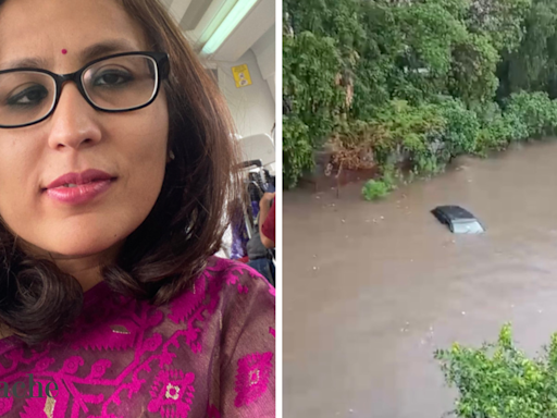Radhika Gupta trades car for 'fabulous metro' amid Delhi's heavy rain: Photos from Edelweiss CEO's day out - The Economic Times
