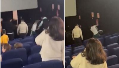 “Cine en el cine”: graban a boxeador que noqueó a un hombre que insultaba a su mujer en una sala de cine en España