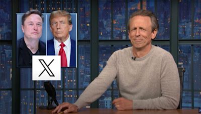 Seth Meyers breaks down the lowlights of Elon Musk's interview with Trump