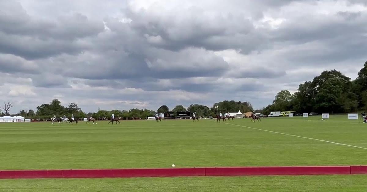 Peter Phillips and girlfriend watch William triumph in charity polo cup