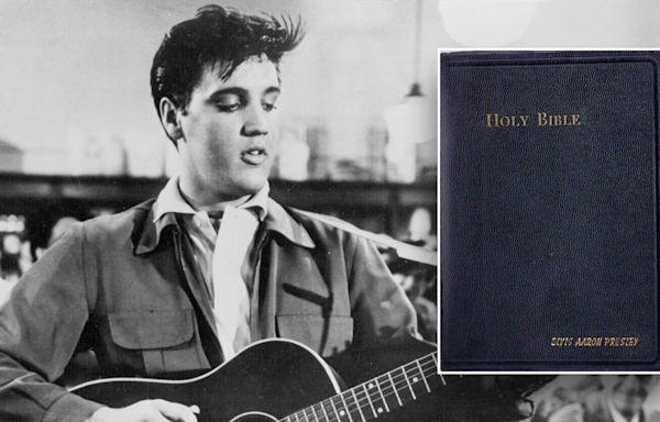 Elvis Presley's Bible found on nightstand after he died is up for auction