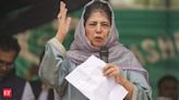 Mehbooba urges Amit Shah to form panel of representatives from both sides of LoC