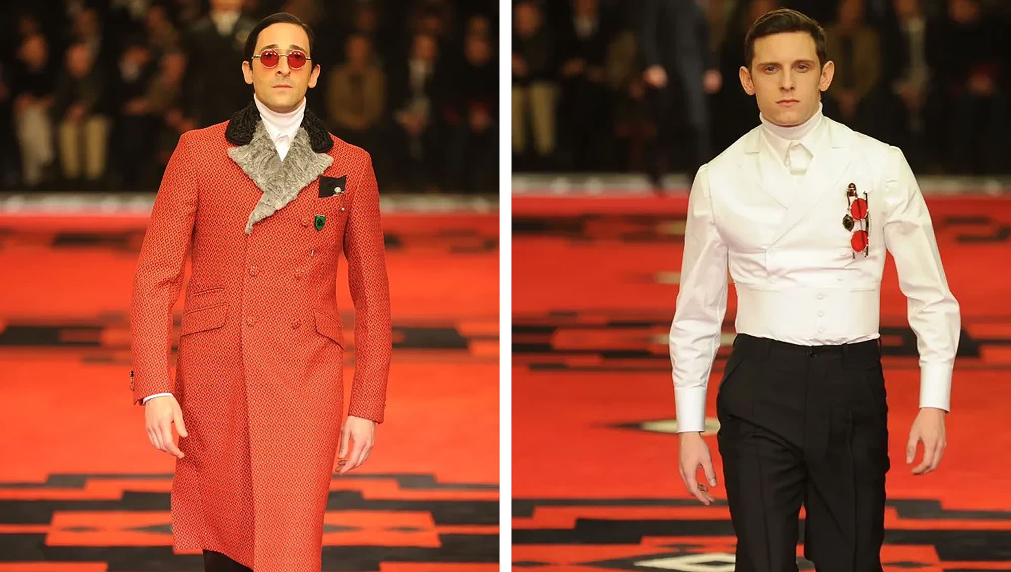 ..., Explained: The Dramatic Catwalk Finale With Willem Dafoe, Adrien Brody and More Hollywood Bad Guys Gets Viral...