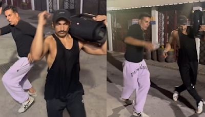 Akshay Kumar vibes with 'powerhouse' Ranveer Singh on Karan Aujla's song in his birthday post for Singham Again co-star; Tauba Tauba singer reacts