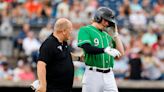 Heston Kjerstad is ejected after being hit by three pitches in three innings in Tides’ loss