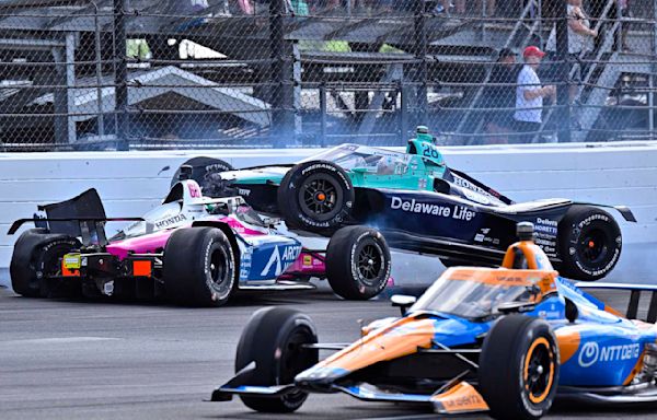 Tom Blomqvist benched for next 2 races following opening lap crash at Indianapolis 500