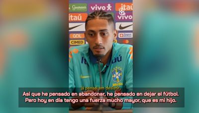 La emoción de Raphinha al recordar que casi deja el fútbol - MarcaTV