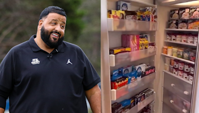DJ Khaled Shows Off Massive Ice Cream Freezer Full Of Pints, Cones, Popsicles And More