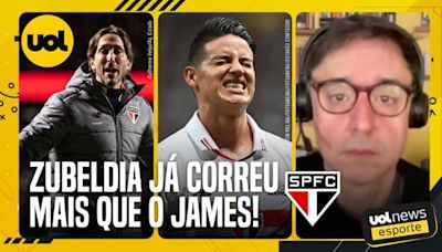 'Zubeldia já correu mais que o James no São Paulo!', diz Tironi