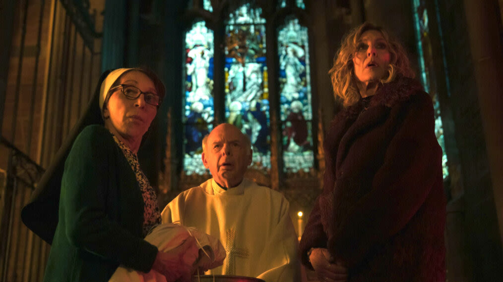 Christine Lahti, Michael Emerson & Katja Herbers on Baptizing the Antichrist on 'Evil'