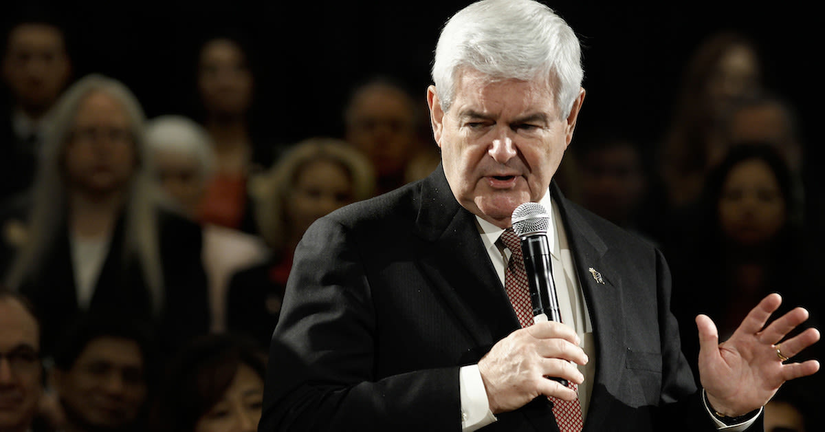 Newt Gingrich Offers Mike Johnson Advice Amid Ousting Threat: ‘You Can’t Govern By Shooting Yourself in the Head Every Day’