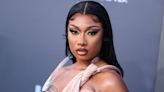 Megan Thee Stallion Stuns in Completely Sheer Beaded Gown With Cutouts