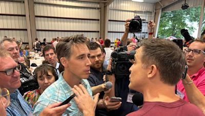 Hawley, Kunce argue in tense Missouri state fair encounter. ‘Why are you so weird?’