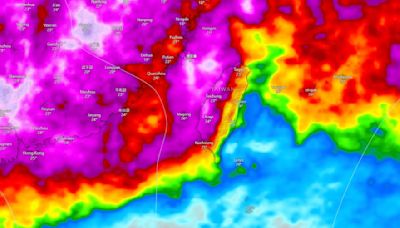 未來10天總降雨量一圖看！半個台灣「紫爆」網嗨：補水了 | 生活 | Newtalk新聞