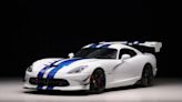 This 2017 Dodge Viper GTS-R ACR Is Selling On Bring A Trailer
