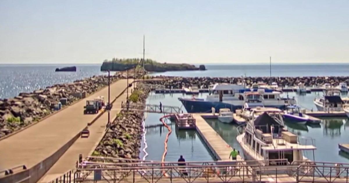 Lake Superior barge spills hundreds of gallons of diesel along Minnesota's North Shore