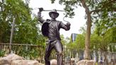 Indiana Jones statue unveiled in Leicester Square