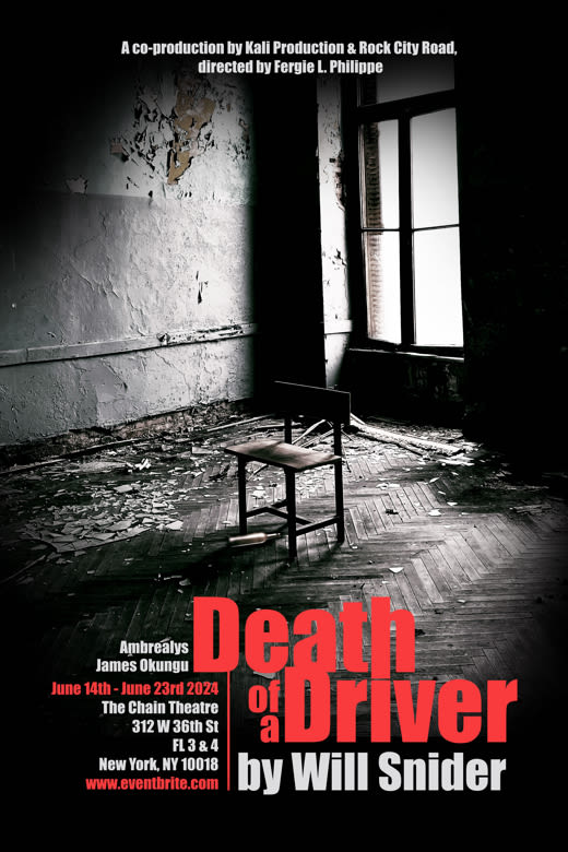Death of a Driver in Off-Off-Broadway at Factory Series at the Chain Theatre 2024