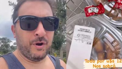 Diego Brancatelli mostró cómo son sus vacaciones “gasoleras” en Miami y compartió tips de ahorro | Por las redes