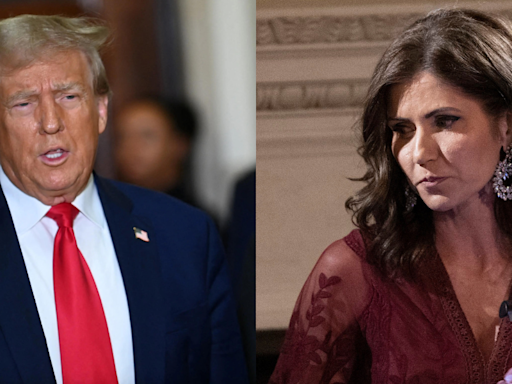 Donald Trump 'Disappointed' In 'Puppy Killer' Kristi Noem As She Loses Shot At Being VP Pick