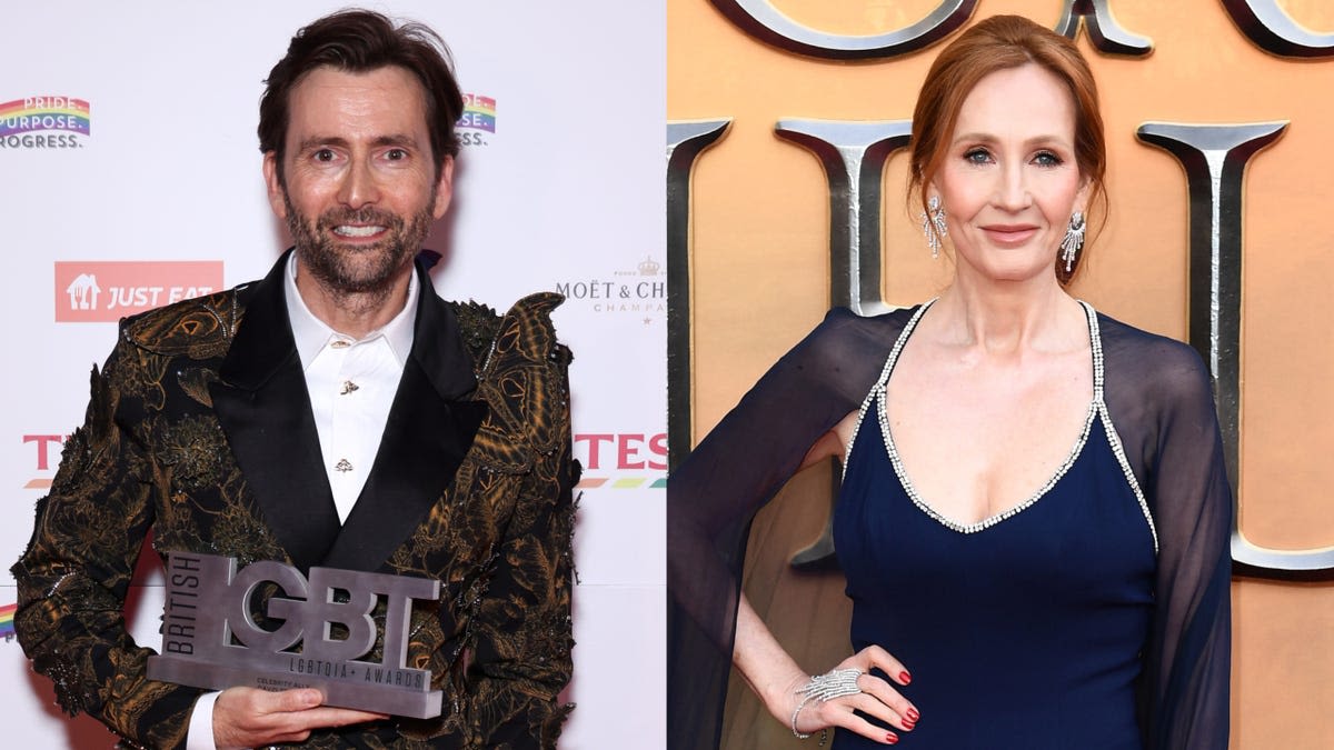 JK Rowling is fighting with David Tennant now