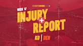 First injury report for Chiefs vs. Broncos, Week 17