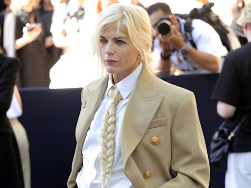 Selma Blair wears braided hair tie for Paris Fashion Week: See the photos