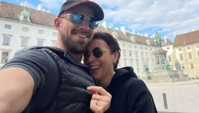 Amanda Abbington’s boyfriend praises star as they celebrate three years together