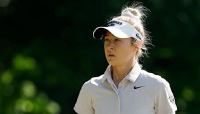 Nelly Korda's hopes of a second major in 2024 virtually disappear after a 10 on her third hole at the Women's US Open